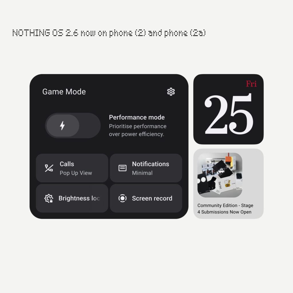 Nothing OS 2.6 update