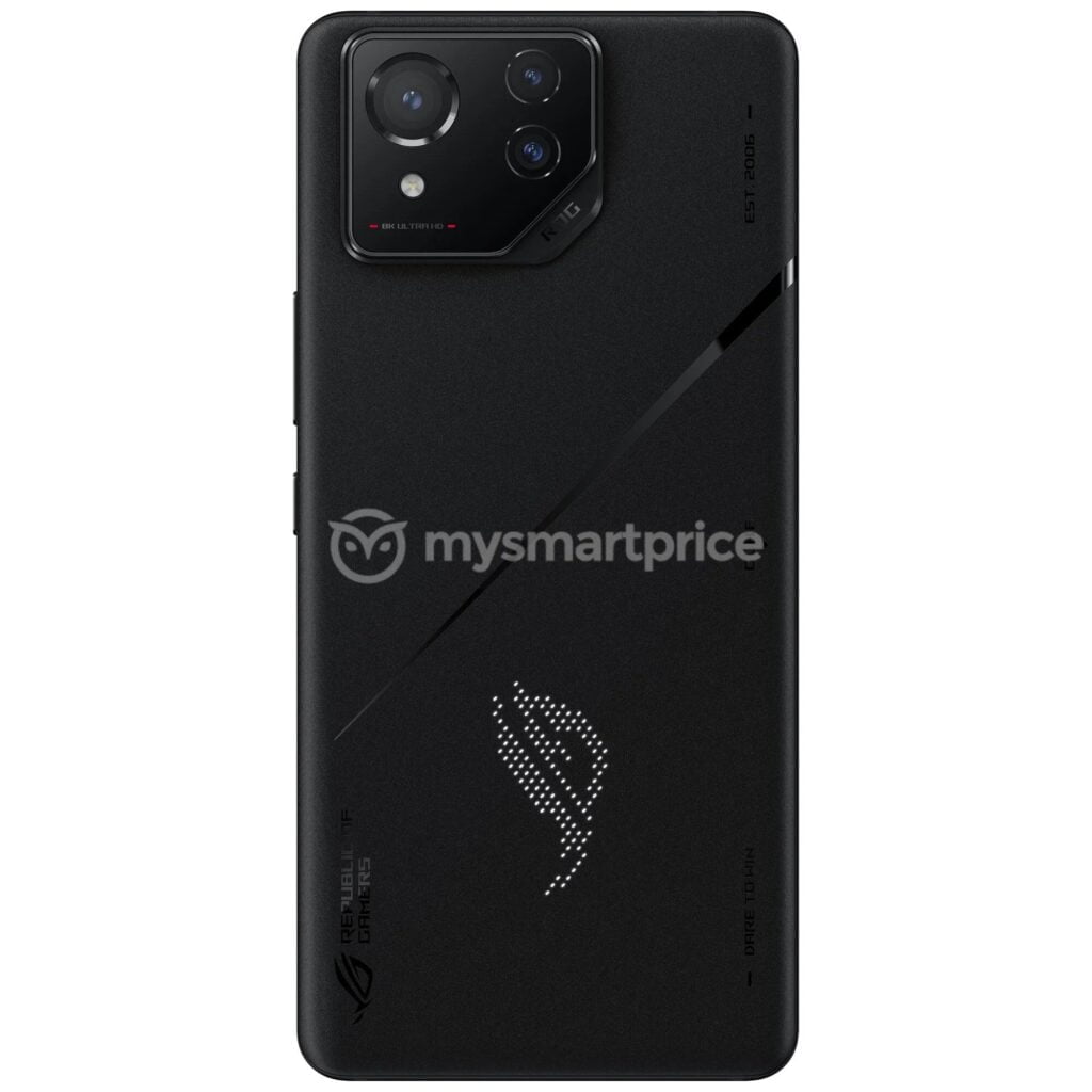 Asus Rog Phone 8 Pro Leaked Design, backview