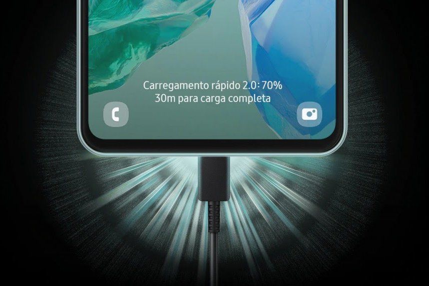 Samsung Galaxy M55 is now official 2 Samsung galaxy m55 charging speed