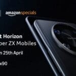 Acer Launches Super ZX and Super ZX Pro Smartphones in India 5 A promotional image for the Acer Super ZX Mobiles. The image shows a close-up of the phone's camera module, highlighting its design and features. The phone is displayed against a backdrop of space, emphasizing a sense of innovation and technology. Text indicates a sale starting April 25th, with a starting price of x,x90.