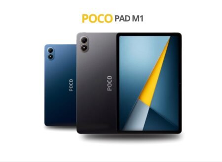 POCO Pad M1 May Launch as Rebranded Redmi Pad 2 Pro Image of the POCO Pad M1 in blue and gray, showcasing the dual rear cameras and display.