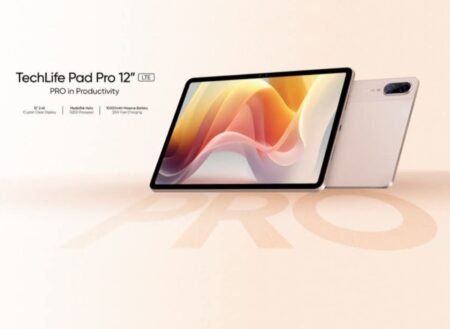 TechLife Pad Pro 12 Launched in the Philippines for ₱13,999 Image of the TechLife Pad Pro 12" tablet with LTE, showcasing its 12.2" 2.4K crystal-clear display, MediaTek Helio G200 processor, and 10000mAh battery with 33W fast charging. Text reads "PRO in Productivity.
