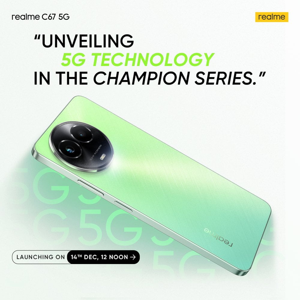 Realme C67 5G: Key Specifications, Design, and Launch Date 1 Realme C 67 5G