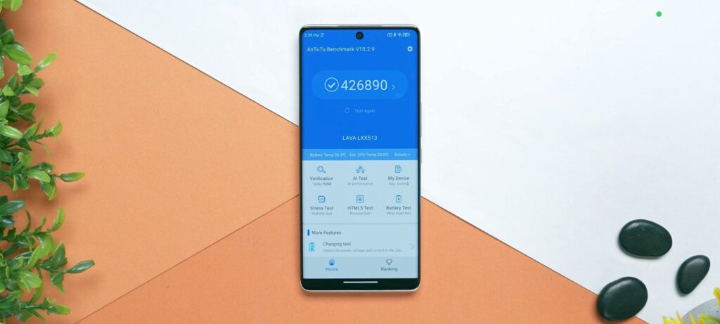 Lava Blaze X Launched in India: Price and Specs 3 a smartphone which is lava blaze x with antutu score result