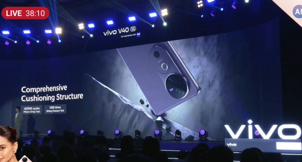 a live event of the vivo v40 5g price in the philippines