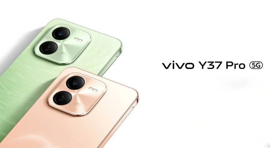 a two smartphone with different colors the vivo y37 pro 5g features snapdragon 4 gen 2