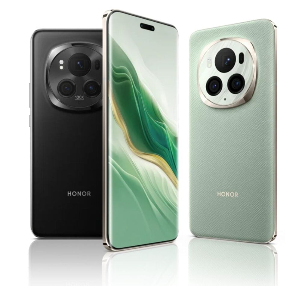 Honor Magic 6 Pro mint green and black variants