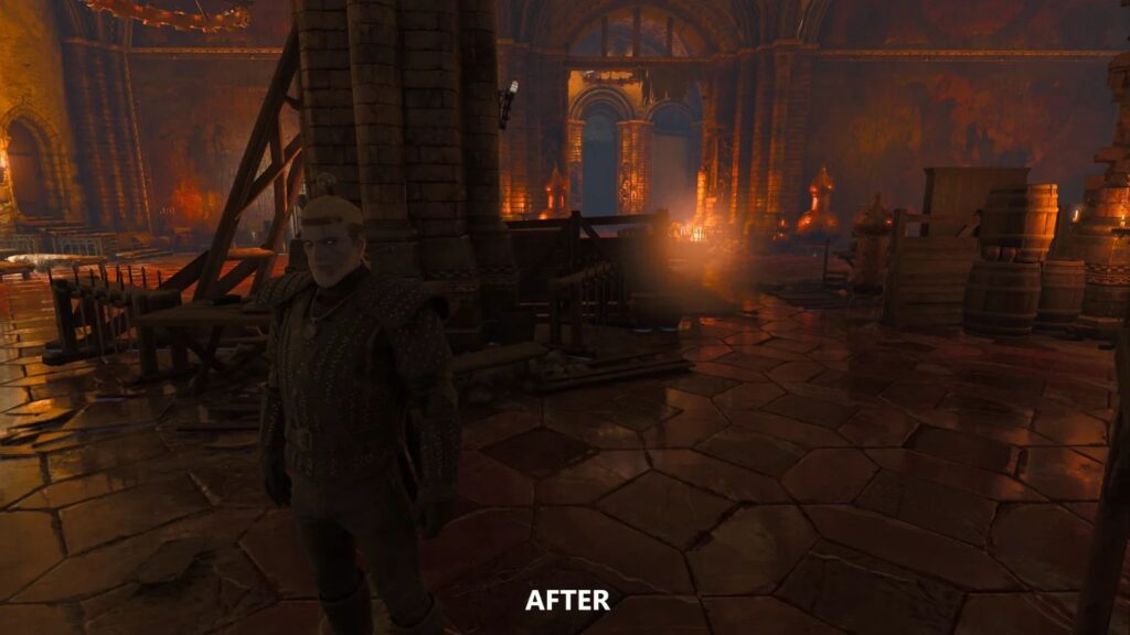 The witcher 3: after graphics