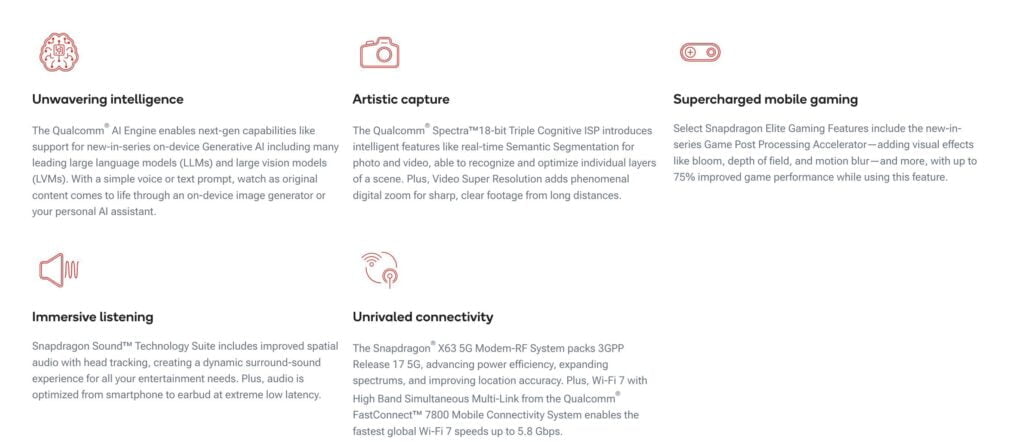 Snapdragon 7+ Gen 3 AI features