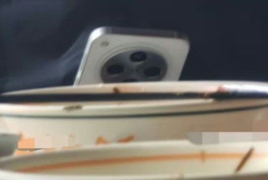 a glimpse image of oppo find x8 features a circular camera module