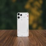 Nothing Phone (3a) Lite Launches Globally with a Starting Price of €249 5 Nothing Phone (3a) Lite: White phone back, unique design.