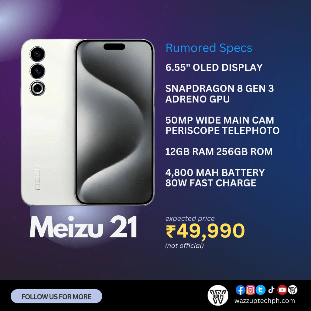 Meizu 21 with 80W fast charging spotted on 3C certification