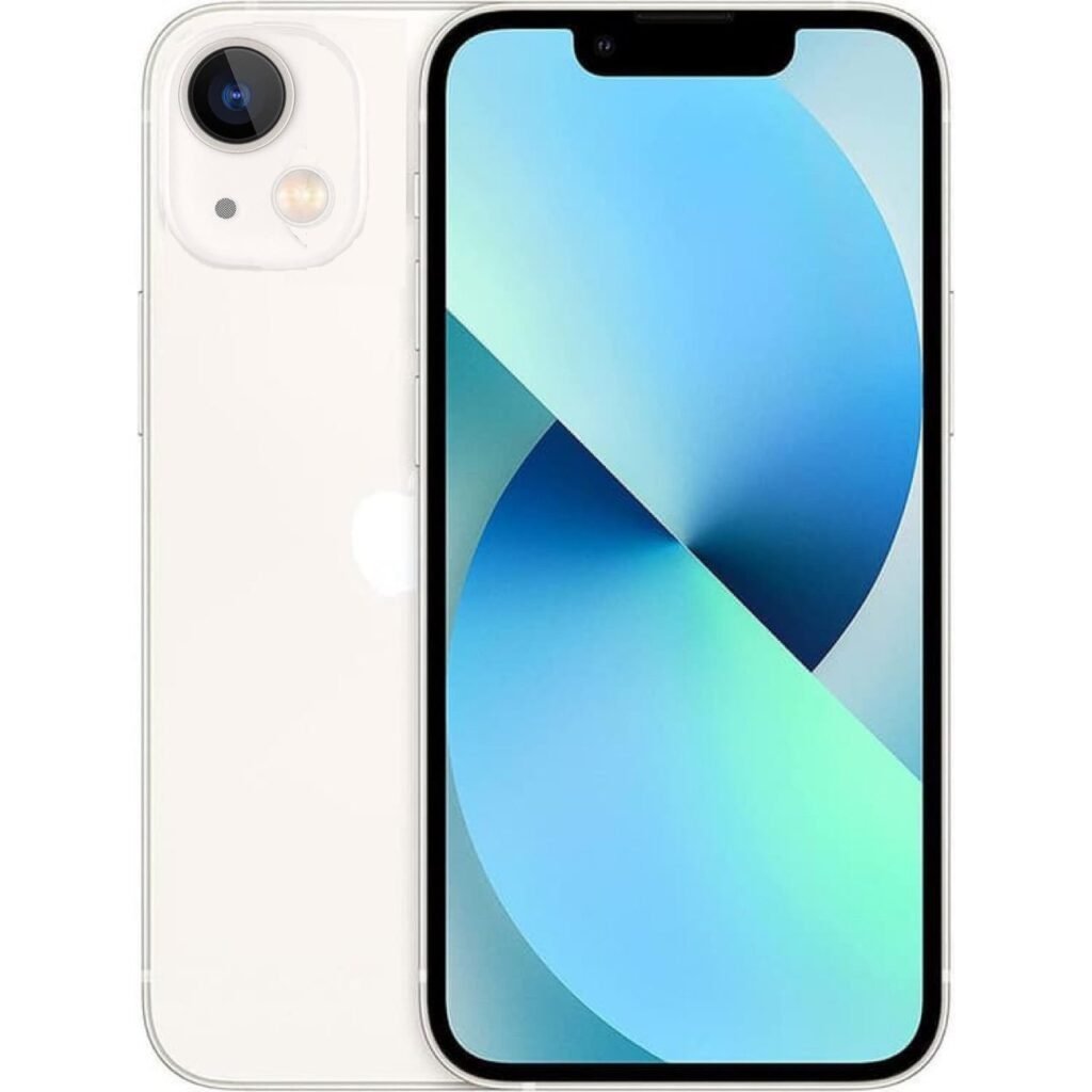 A render of the iPhone SE 4 with a 6.1-inch OLED display, a notch, a USB-C port, and a dual rear camera setup.