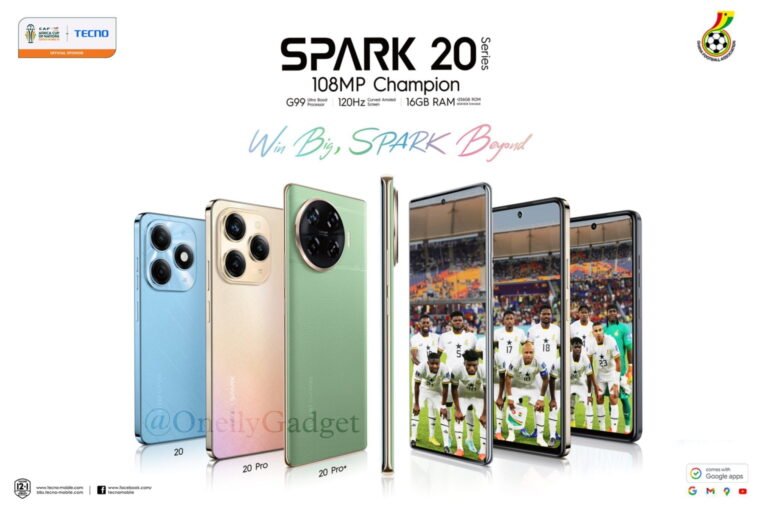 Tecno Spark 20 Pro Plus: Leaked Design and Live Images