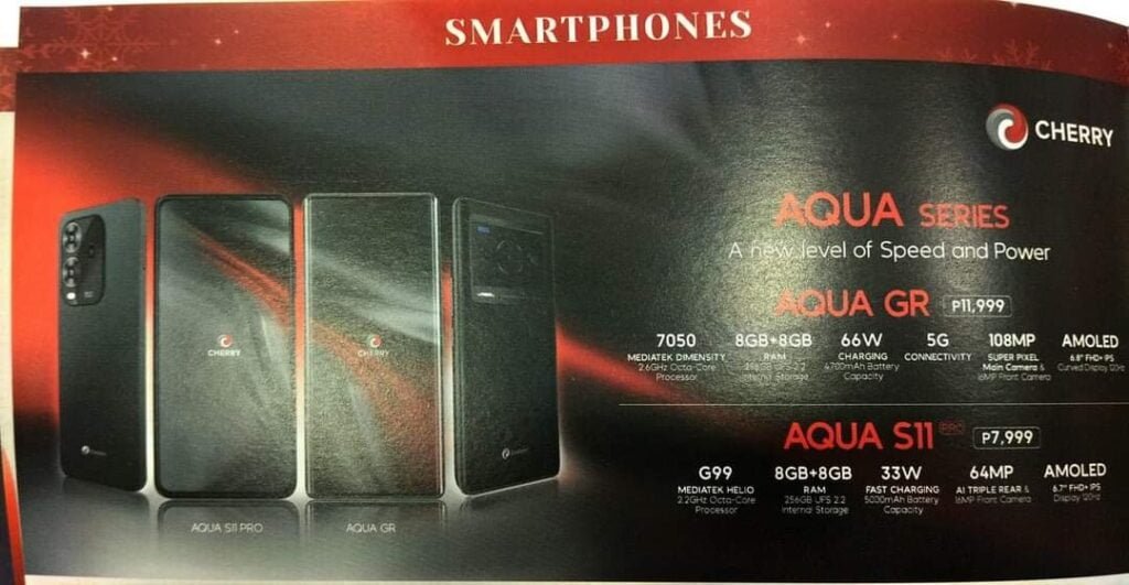 Cherry Aqua GR and Aqua S11 Pro