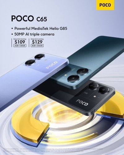 Poco C65 is set launch on November 5
