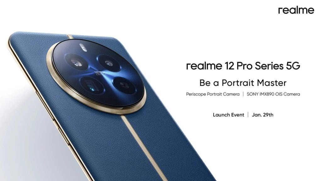 Realme 12 Pro Series launch globally on january 29, 2024