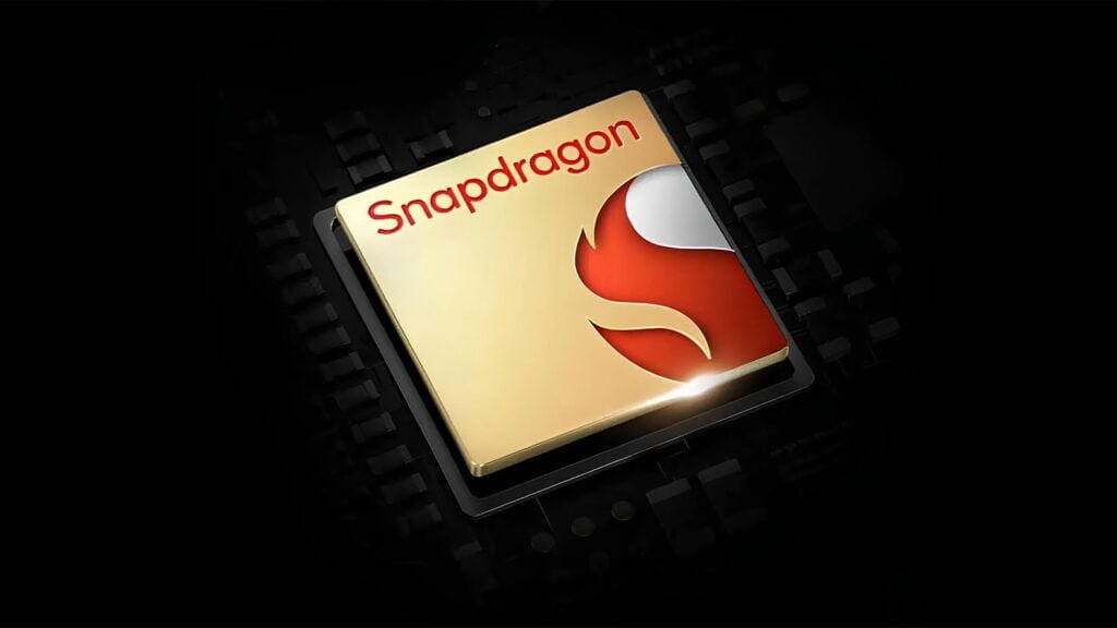 Snapdragon 8 Gen 5: A next Powereful Flagship Chip from Qualcomm: Everything You Need to Know 1 A golden Snapdragon processor chip with a red logo on a dark circuitry background
