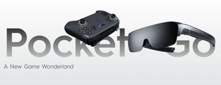 TECNO Pocket Go: A Handheld AR Gaming Device Unveiled at MWC 2024 1 Tecno Pocket Go handheld gaming device with AR Glasses.