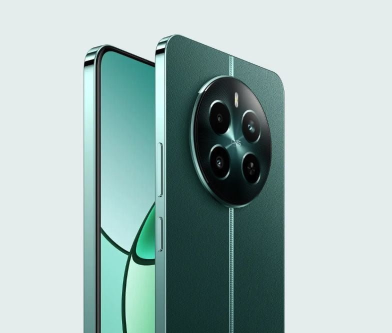 Realme 12 Series Launched in the Philippines 2 Realme 12 plus in min green variant showing 4 cameras on back
