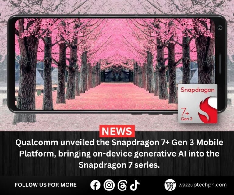 Snapdragon 7+ Gen 3 Unveiled: Harnessing On-device Generative AI