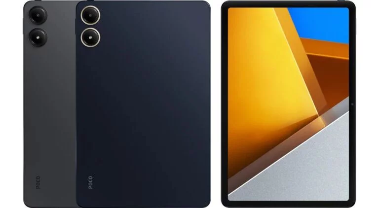 Poco Pad Spotted on Shopee Philippines with a Promo Price of PHP 14,199 poco pad back and front view