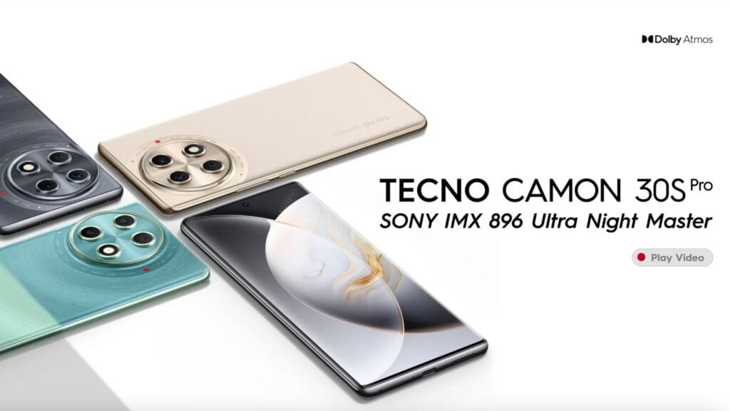 a phone tecno camon 30s features