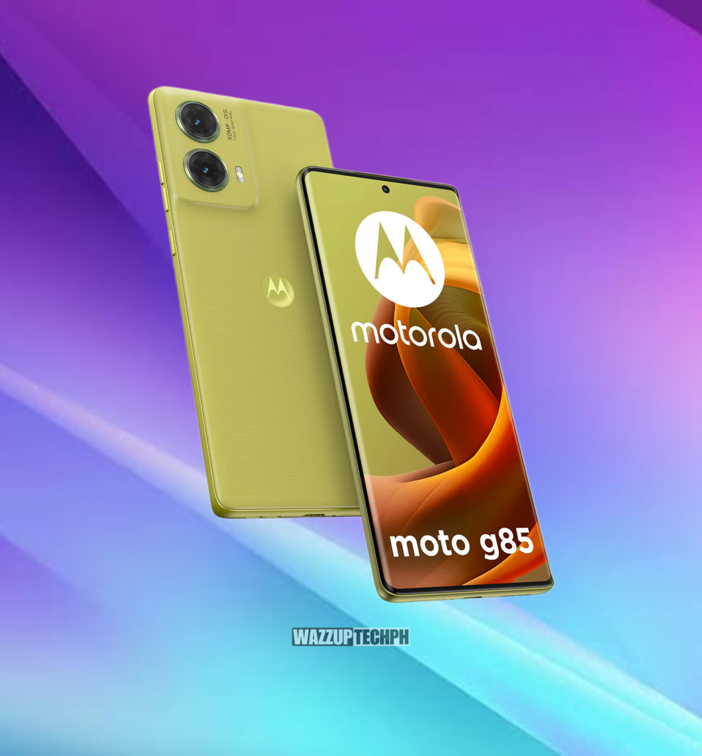Motorola Moto G85 5G Features: Snapdragon 6s Gen 3 and 50MP Sony LYTIA-600 OIS Camera a phone with mint green color which is motorola moto g85 5g features
