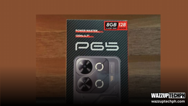 The Best Gaming Phone Under 5k in Philippines (2026) a smartphone box indicating the name itel P65 with phone image with two camera