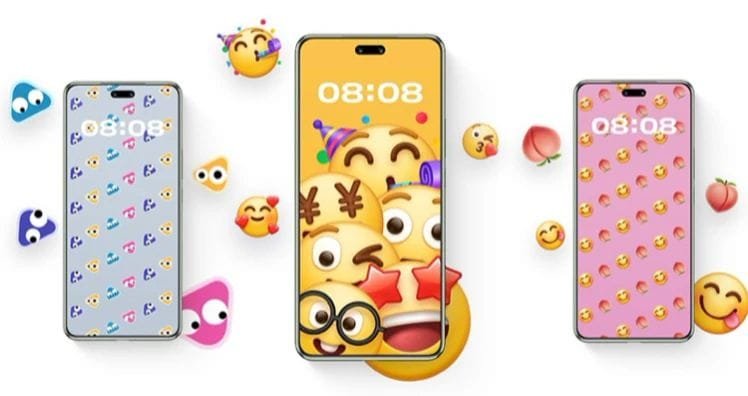 a phone huawei nova 13 pro with cute wallpapers