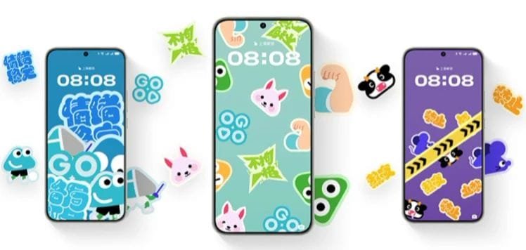 a phone huawei nova 13 series with cute wallpapers