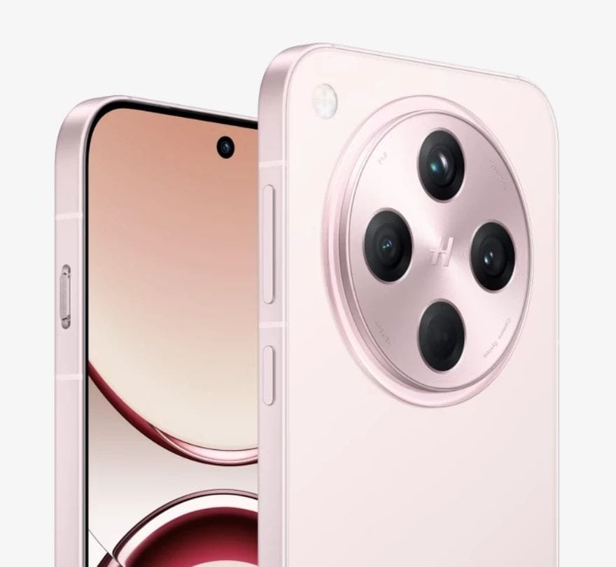 The Oppo Find X8 5G is Now Official in China 3 a smartphone oppo find x8 5g features quad camera crafted with circular camera island and color pink.