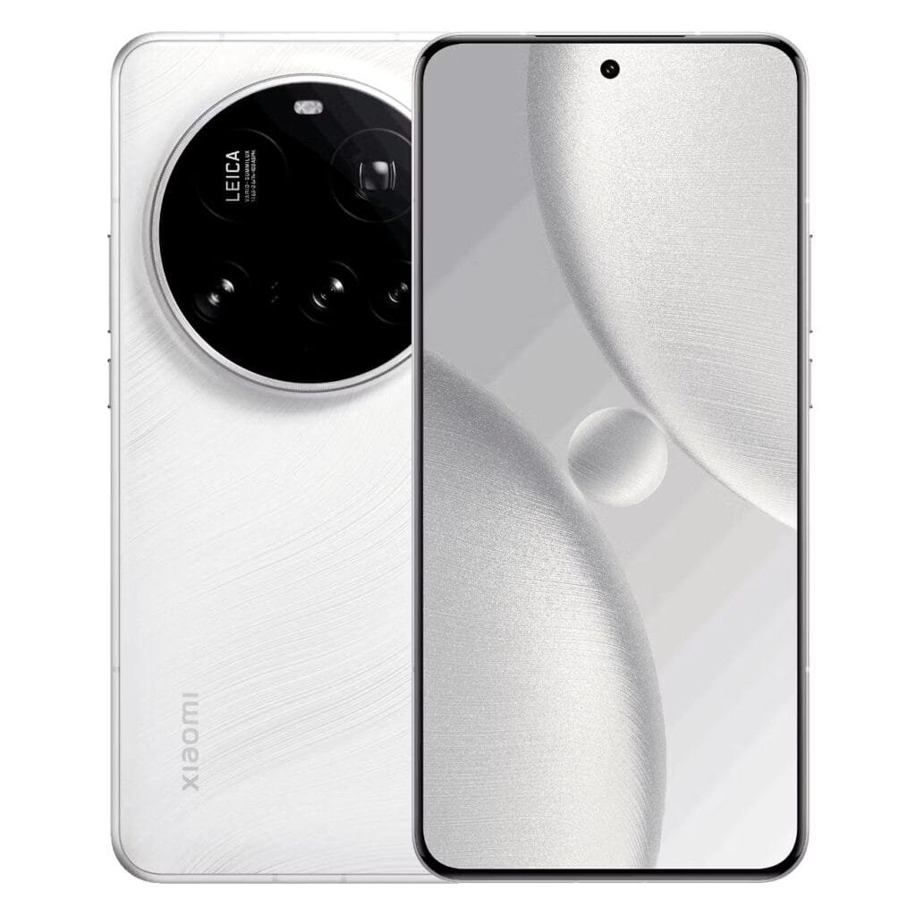 Xiaomi 15 Ultra Global Launch on March 2, 2025 1 A Xiaomi 15 Ultra smartphone is shown from both the front and back. The back features a large circular camera module with Leica branding, while the front displays a minimalist design with a subtle, textured background. The phone is white or light silver.