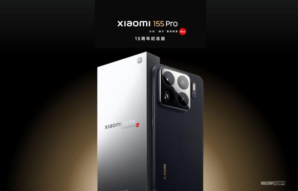 Xiaomi 15s Pro launched as Xiaomi’s first smartphone powered by its in-house Xring O1 chip. Product shot of the Xiaomi 15S Pro smartphone in black, showcasing its rear camera array and textured back. The Xiaomi box is also visible. The phone is presented as a 15th-anniversary edition.