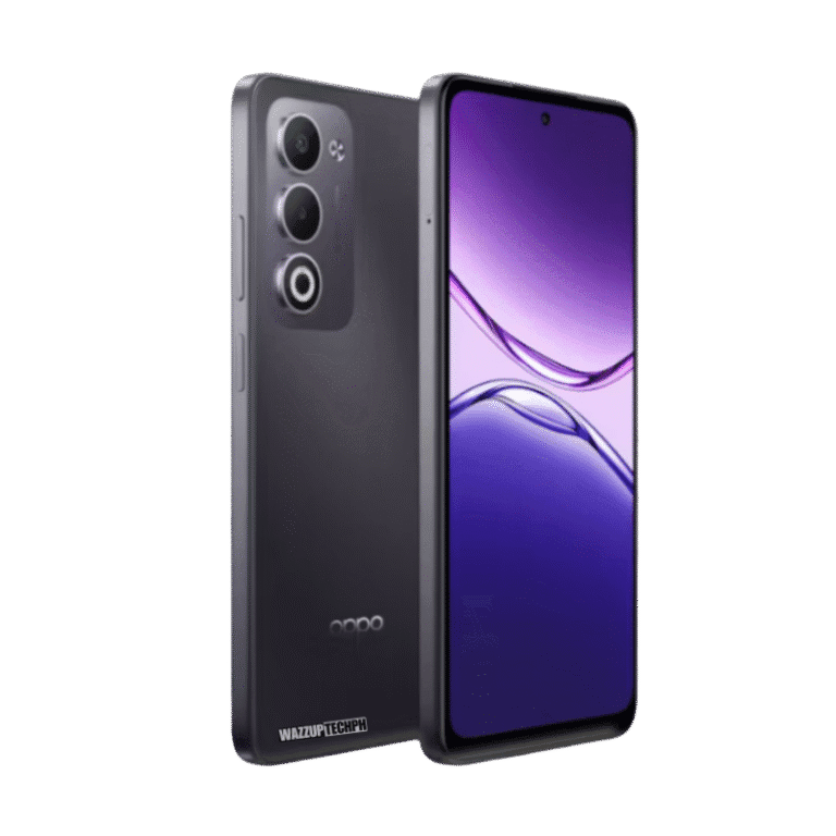 Oppo A5i Pro 4G A sleek purple Oppo A5i Pro 4G smartphone is shown, angled to display both the front and back. The rear shows a triple-lens camera system and the Oppo logo.