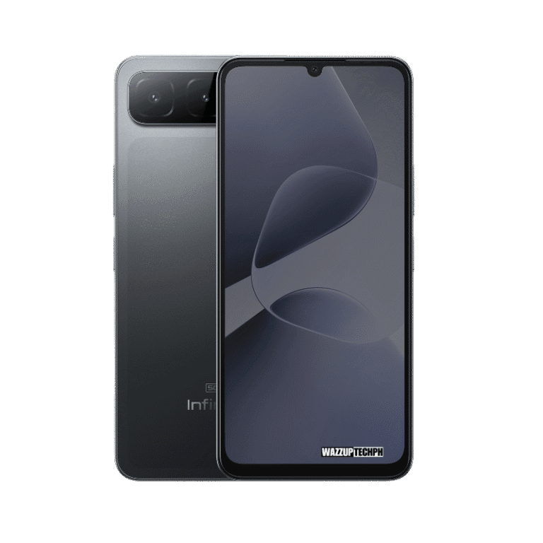 Infinix Hot 60i 5G Image of the Infinix Hot 60i 5G, showcasing its screen and unique dual-camera design.