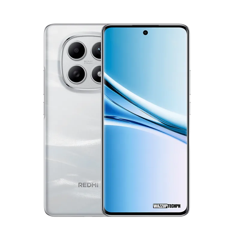 Image of the Xiaomi Redmi Note 15 5G, showing the front screen and rear camera setup.