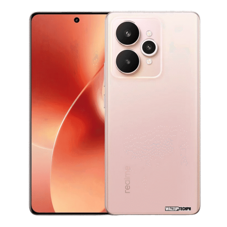 Realme 15 Realme 15 smartphone in a pink color, showcasing the front display and rear camera setup.