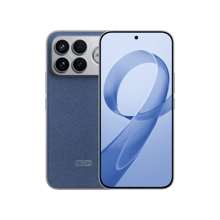 Redmi K90 Pro Max: Blue fabric design with advanced camera system.