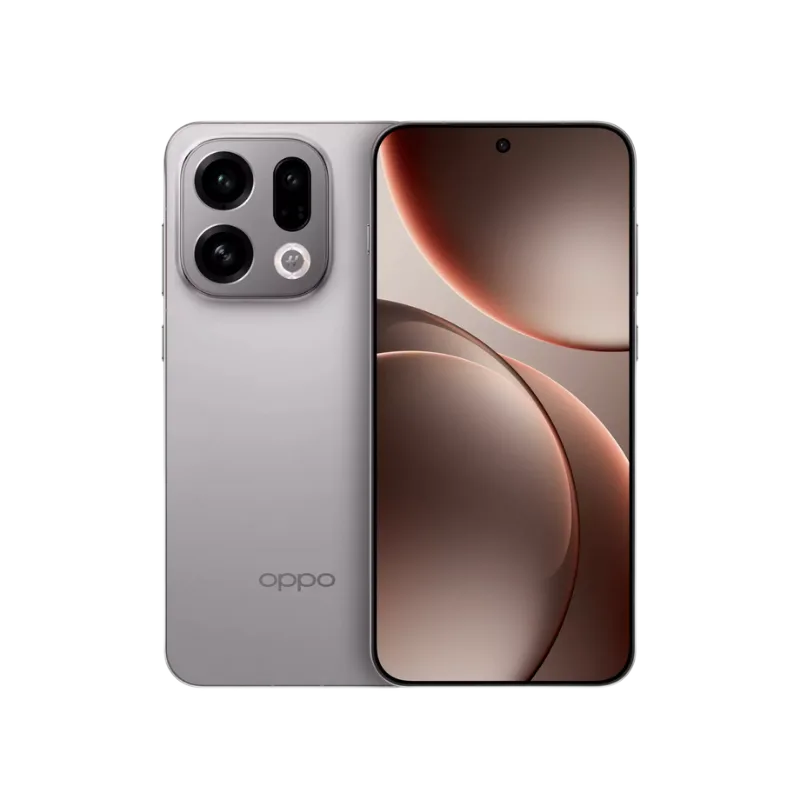Close-up of the OPPO Find X9, highlighting its advanced camera system and elegant design.