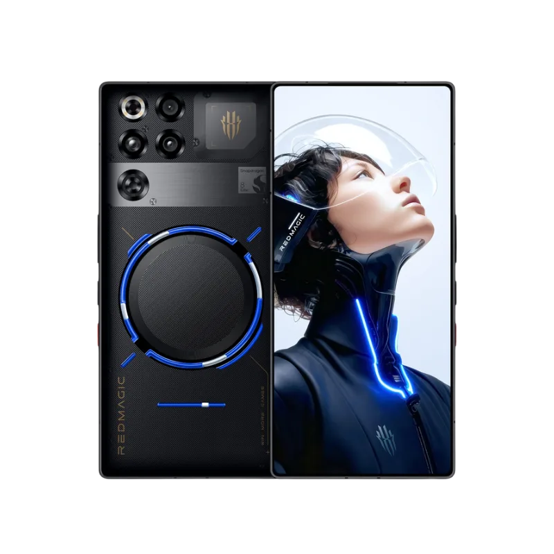 The RedMagic 11 Pro with its distinctive rear design featuring a circular cooling system and camera array.