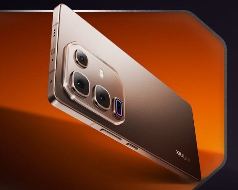 Infinix Note 60 Series Appears on SDPPI Certification in Indonesia Close-up of the Infinix Note 60 showing the rear camera array and metallic finish.