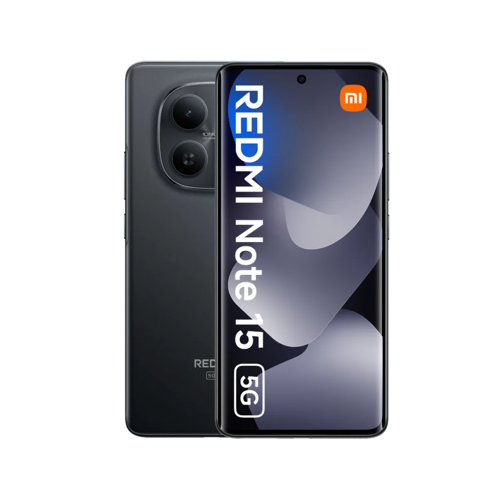 Redmi Note 15 Launched in Poland with 4G and 5G Variants 2 The Redmi Note 15 5G in black, highlighting its distinctive circular camera module, slim profile, and edge-to-edge display.