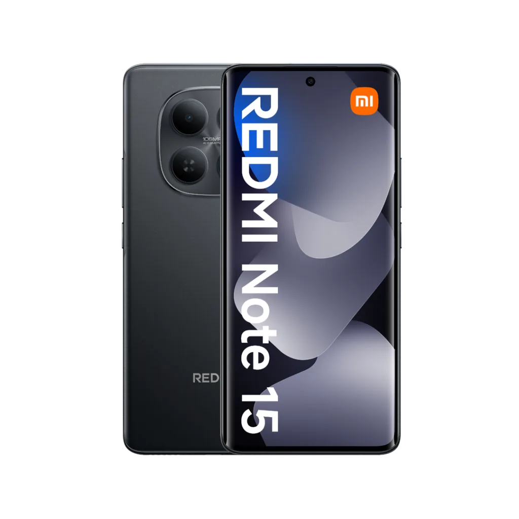 Redmi Note 15 Launched in Poland with 4G and 5G Variants 1 The Redmi Note 15 in black, highlighting the unique circular rear camera arrangement and edge-to-edge display.