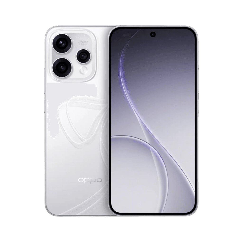 Image of the Oppo Reno 15c, showcasing its sleek design, triple-lens camera system, and edge-to-edge display.