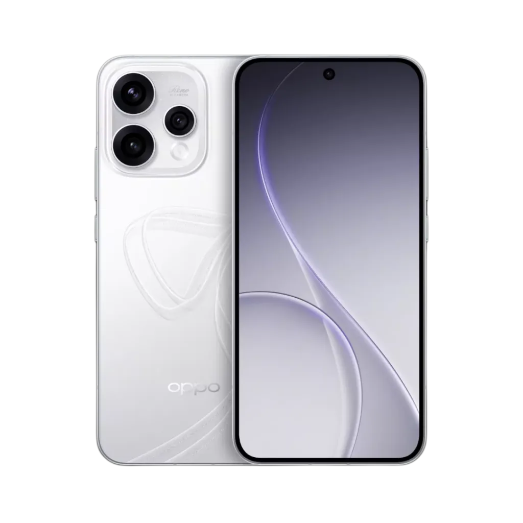 Oppo Reno 15c Image of the Oppo Reno 15c, showcasing its sleek design, triple-lens camera system, and edge-to-edge display.