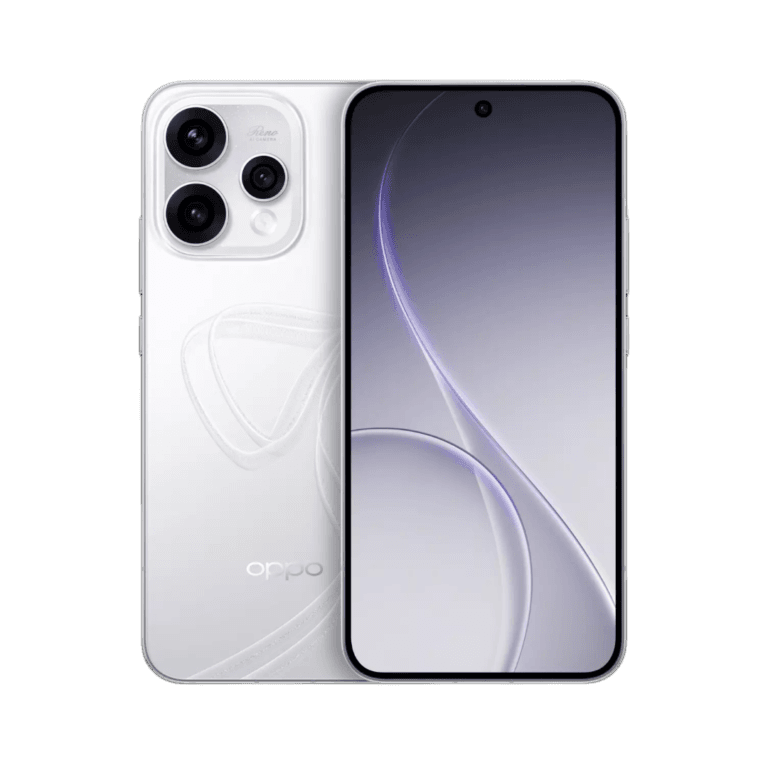 Oppo Reno 15c Image of the Oppo Reno 15c, showcasing its sleek design, triple-lens camera system, and edge-to-edge display.
