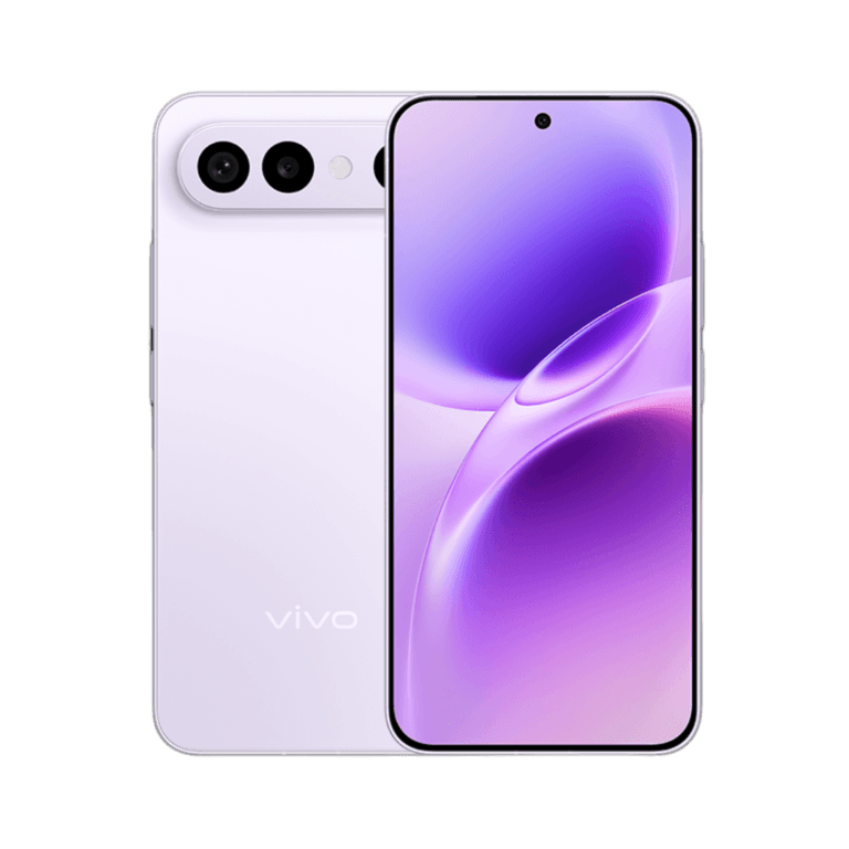 Vivo S50 Pro Mini Front and back view of the Vivo S50 Pro Mini. The back features a triple camera array and the Vivo logo. The front displays a curved screen with a punch-hole camera.