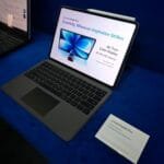 - Vivo Pad 6 Pro tablet with a detachable keyboard, stylus, and a high-resolution display showcasing its features.