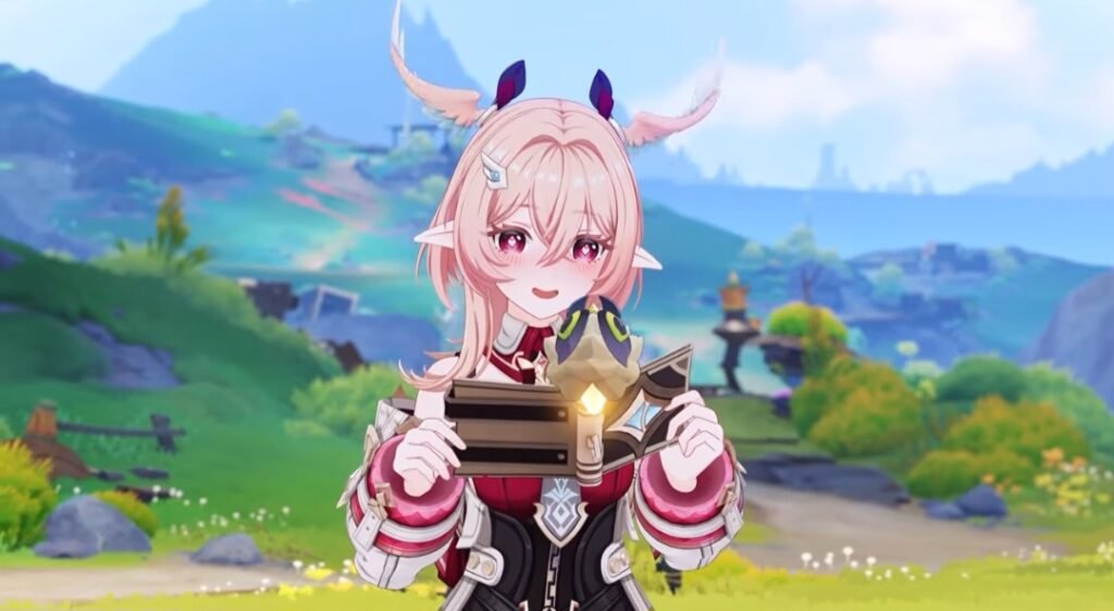 Genshin Impact Version 6.5 Update Set for April 8; Livestream Codes Offer Free Primogems Genshin Impact Version 6.5 update featuring new character with pink hair and animal ears, standing in vibrant scenic landscape of Natlan.